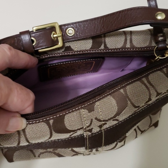 Coach signature hobo baguette - Picture 5 of 8